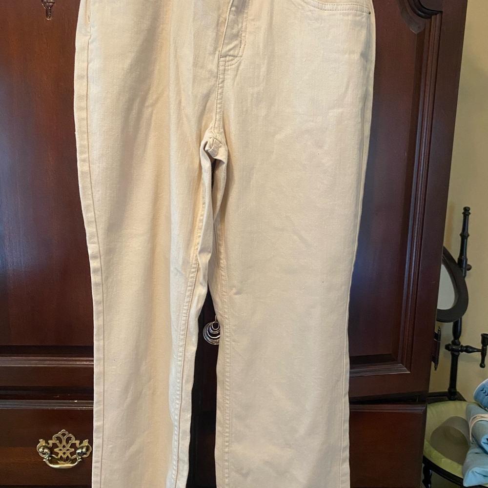 Coldwater Creek Cream Pants